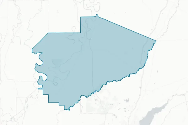 Yazoo County Board of Supervisors — detail map