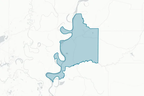 Natchez-adams School District — detail map