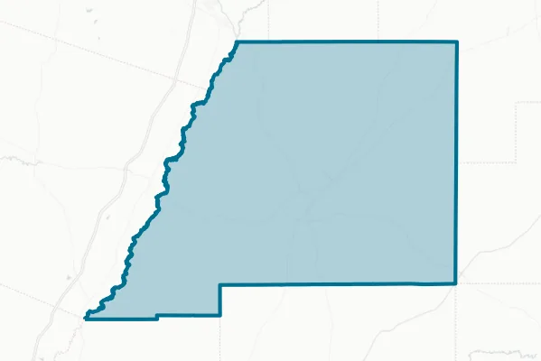 Attala County — detail map