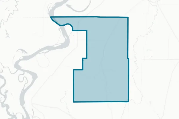 North Bolivar Consolidated School District — detail map