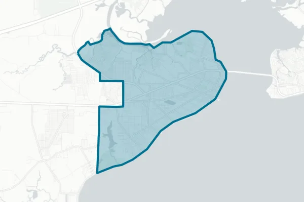 Bay St. Louis-waveland School District — detail map