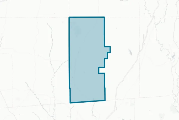 West Jasper School District — detail map