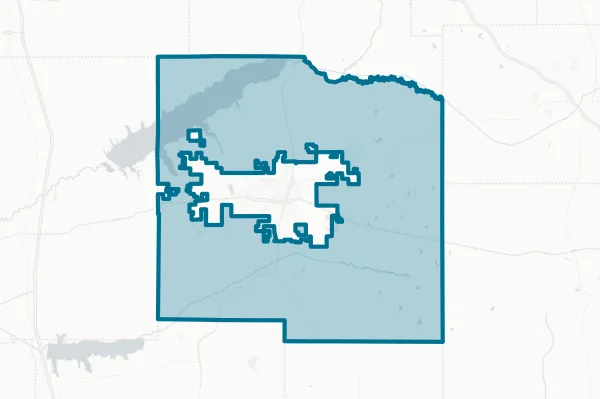 Lafayette County School District — detail map