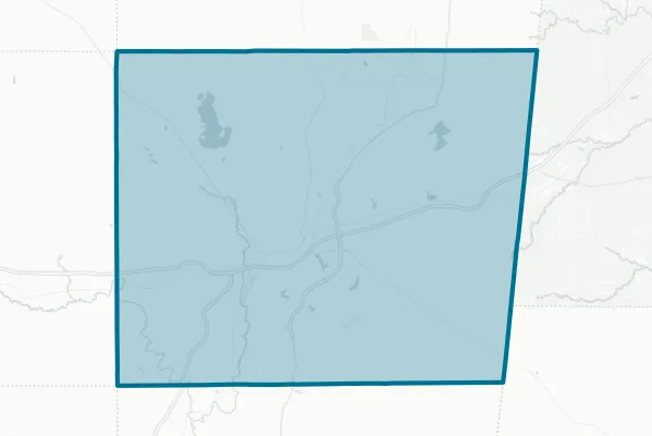 Lauderdale County — detail map