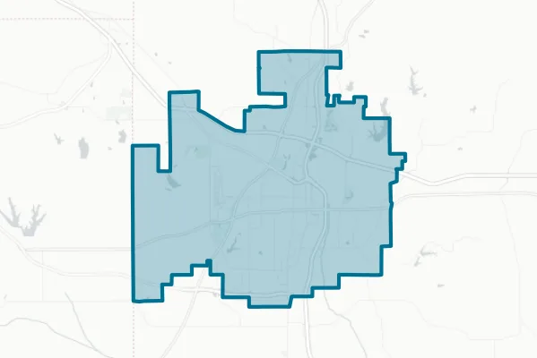 Tupelo Public School District — detail map