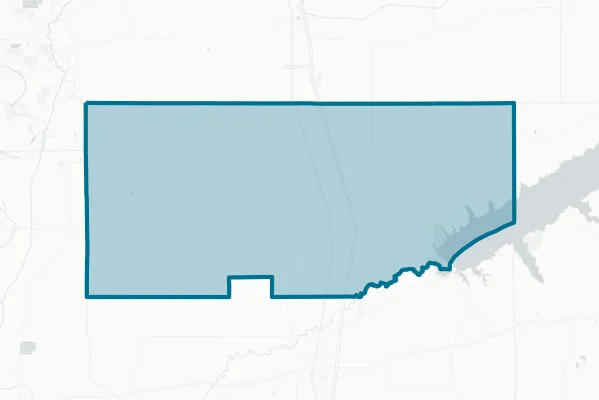 North Panola School District — detail map