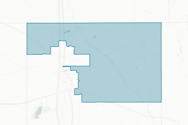 North Pike School District — detail map