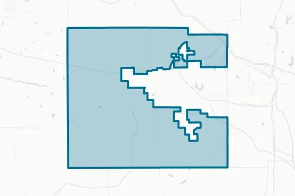 Pontotoc City School District — detail map