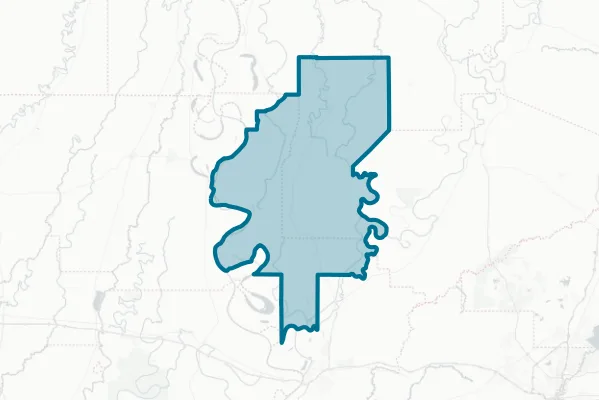 South Delta School District — detail map