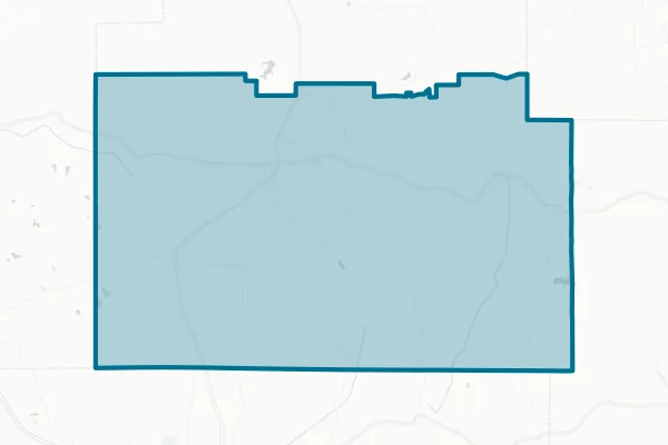South Tippah School District — detail map