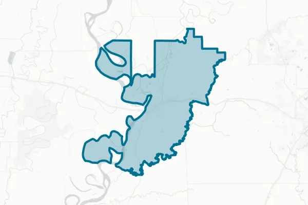 Vicksburg Warren School District — detail map