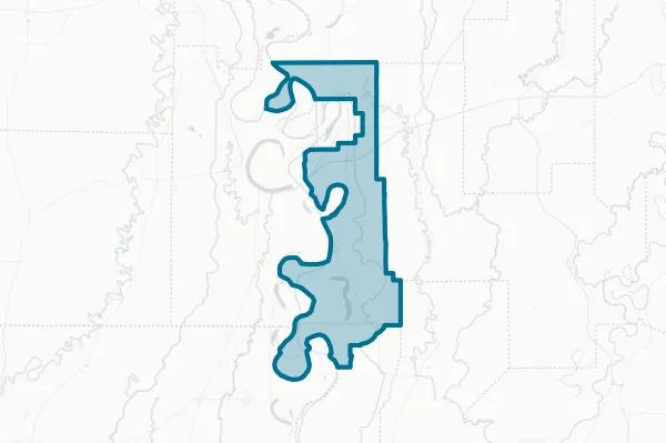 Western Line School District — detail map