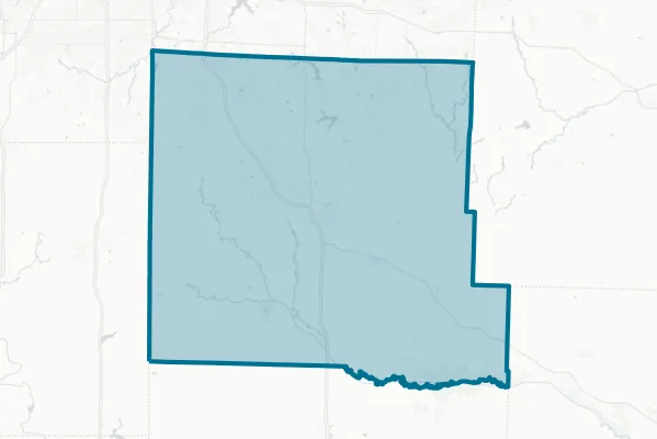 County of Cass — detail map