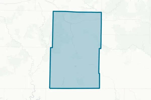 Howell County Missouri — detail map