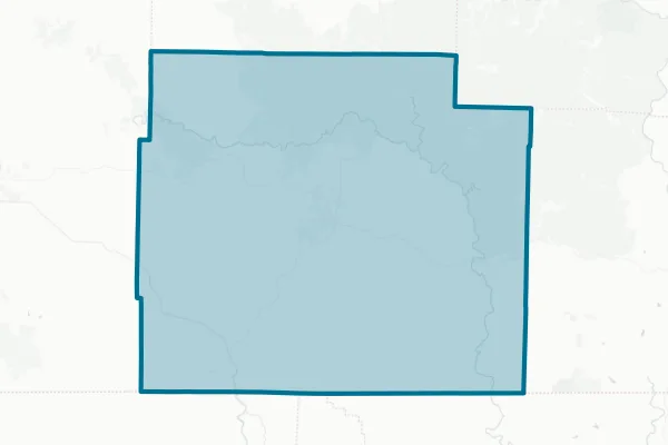 Oregon County — detail map