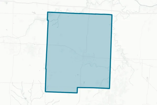 County of Pettis — detail map