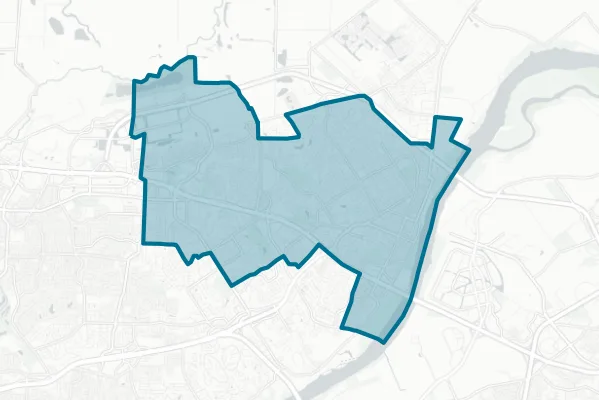 City of St Charles School District — detail map