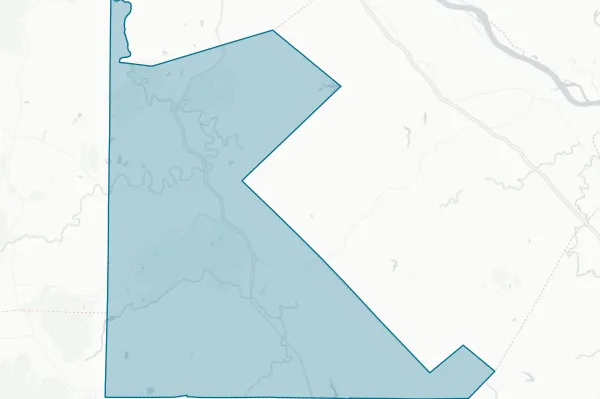 St Francois County — detail map