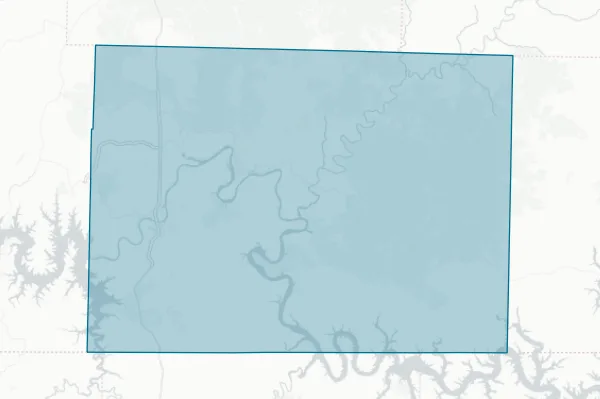 Taney County — detail map