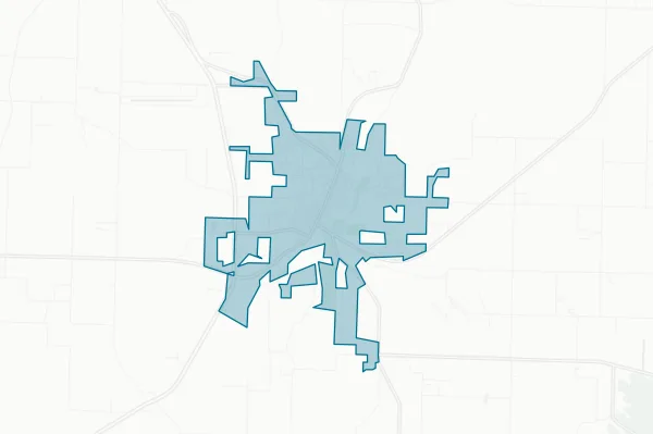 City of Cassville — detail map