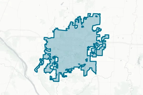 City of Columbia — detail map