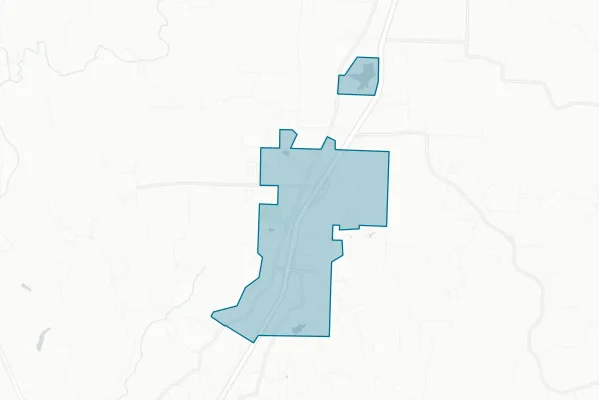 City of Holts Summit — detail map