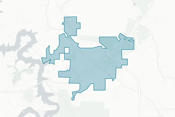 City of Camdenton — detail map