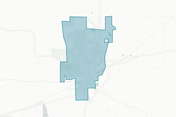 Town of Carrollton — detail map