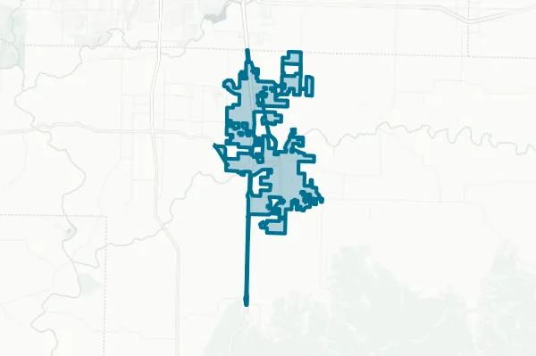 City of Ozark — detail map