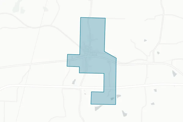 Village of Centertown — detail map
