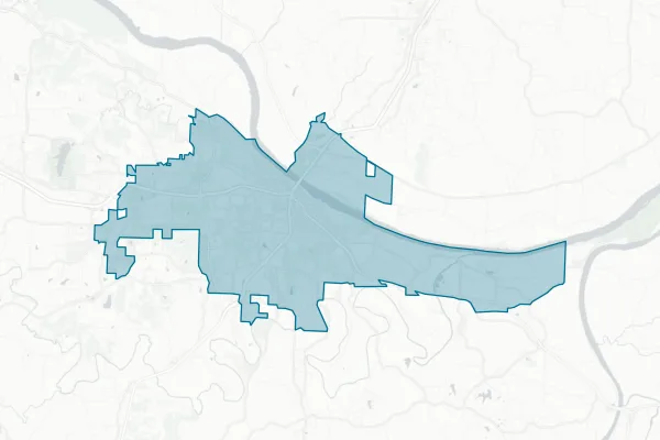 City of Jefferson — detail map