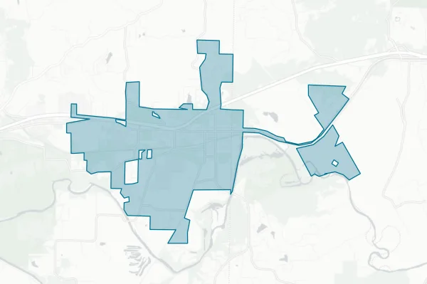 City of Pacific — detail map