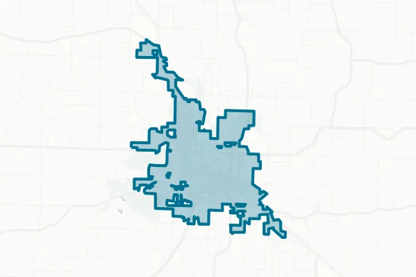 City of West Plains — detail map