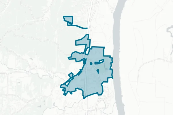 City of Pevely Missouri — detail map