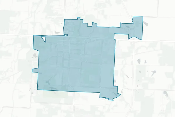 City of Warrensburg — detail map