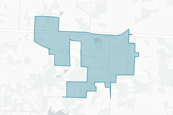 City of Odessa — detail map