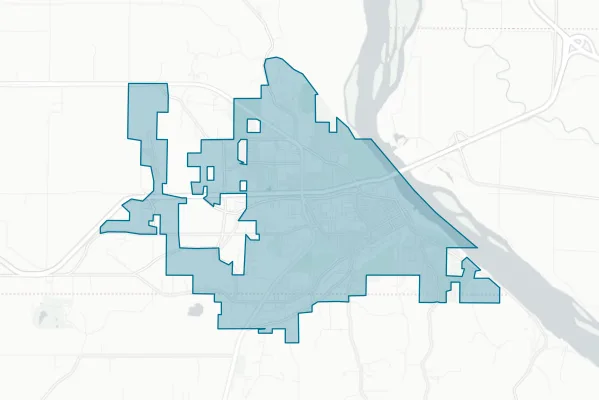 City of Hannibal — detail map