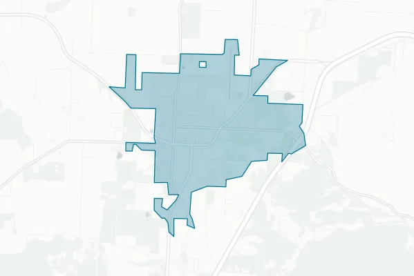 City of Eldon — detail map