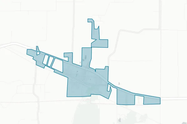 City of Jonesburg — detail map