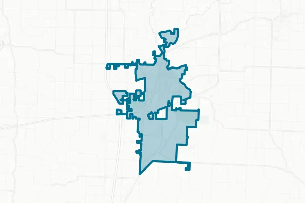 City of Neosho — detail map