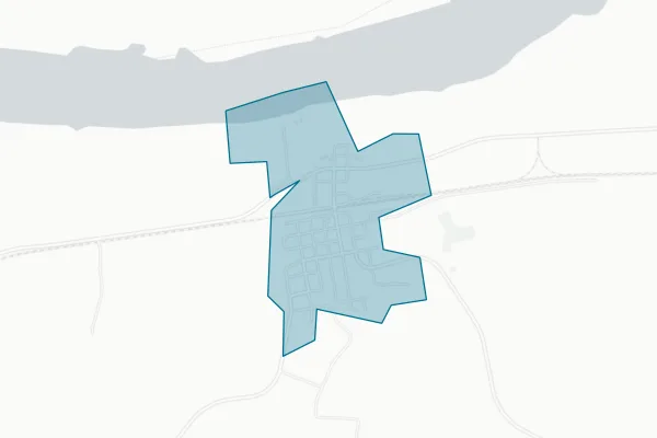 City of Chamois — detail map