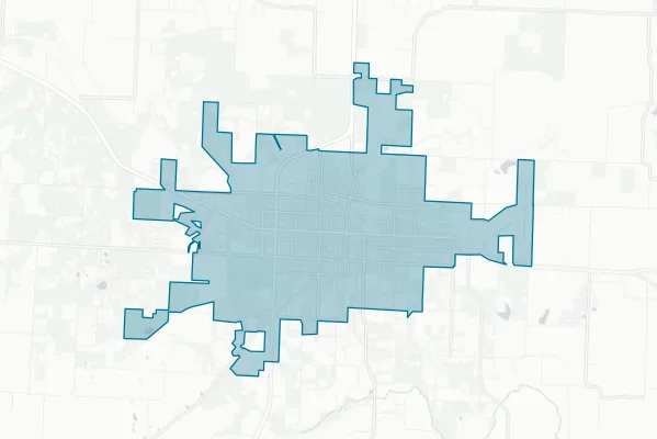 City of Sedalia — detail map