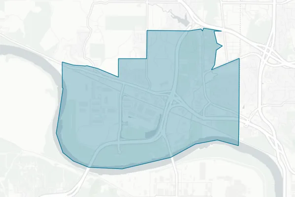 City of Riverside — detail map