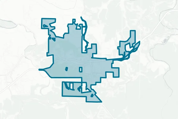 City of Saint Robert — detail map