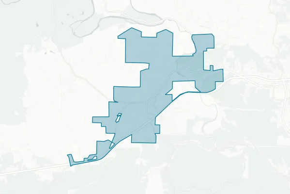 City of Waynesville — detail map