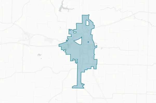 City of Moberly — detail map