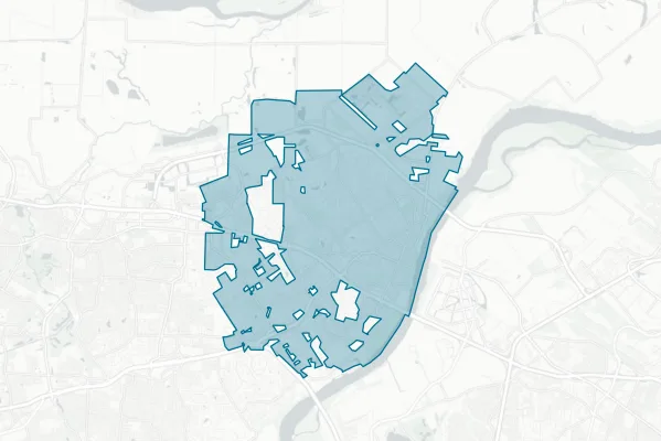 City of St. Charles — detail map