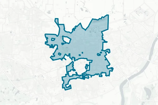 City of St. Peters — detail map