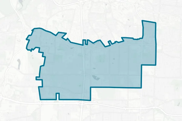 City of Creve Coeur — detail map