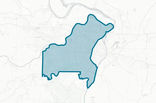 City of Kirkwood — detail map